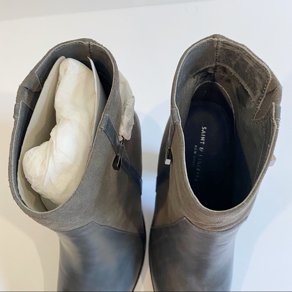 NEW Saint & Libertine MOTT Asphalt Bootie Grey Size 8 - Picture 9 of 15